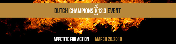 20 maart | Dutch Champions 12.3 Event: Appetite for Action