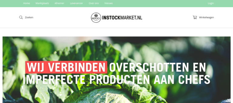 Online marktplaats InstockMarket.nl biedt oplossing tegen voedselverspilling