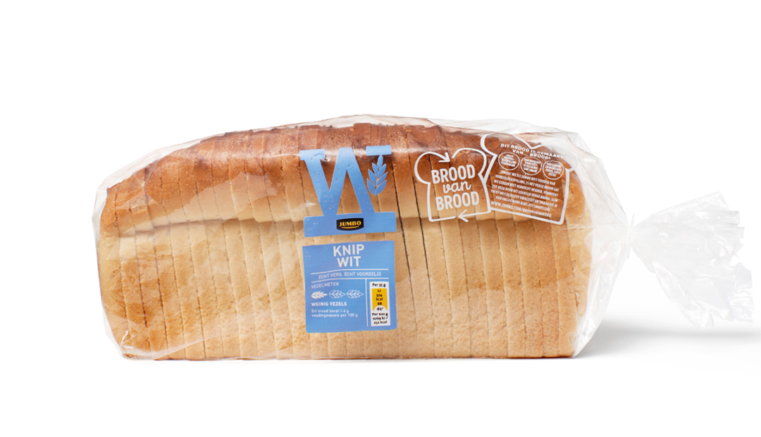 Jumbo brood van brood verpakking